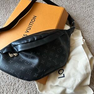 Louis Vuitton Black Monogram Belt Bag